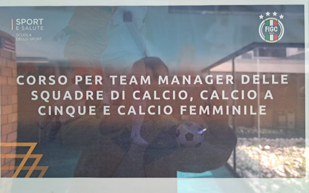 Corso per Team Manager delle squadre di calcio – FIGC